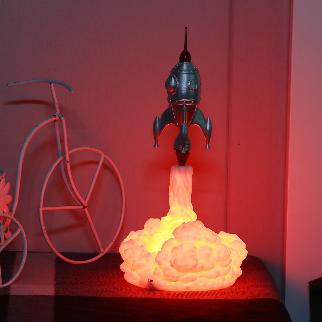 3D Rocket Children Accompanying Night Light