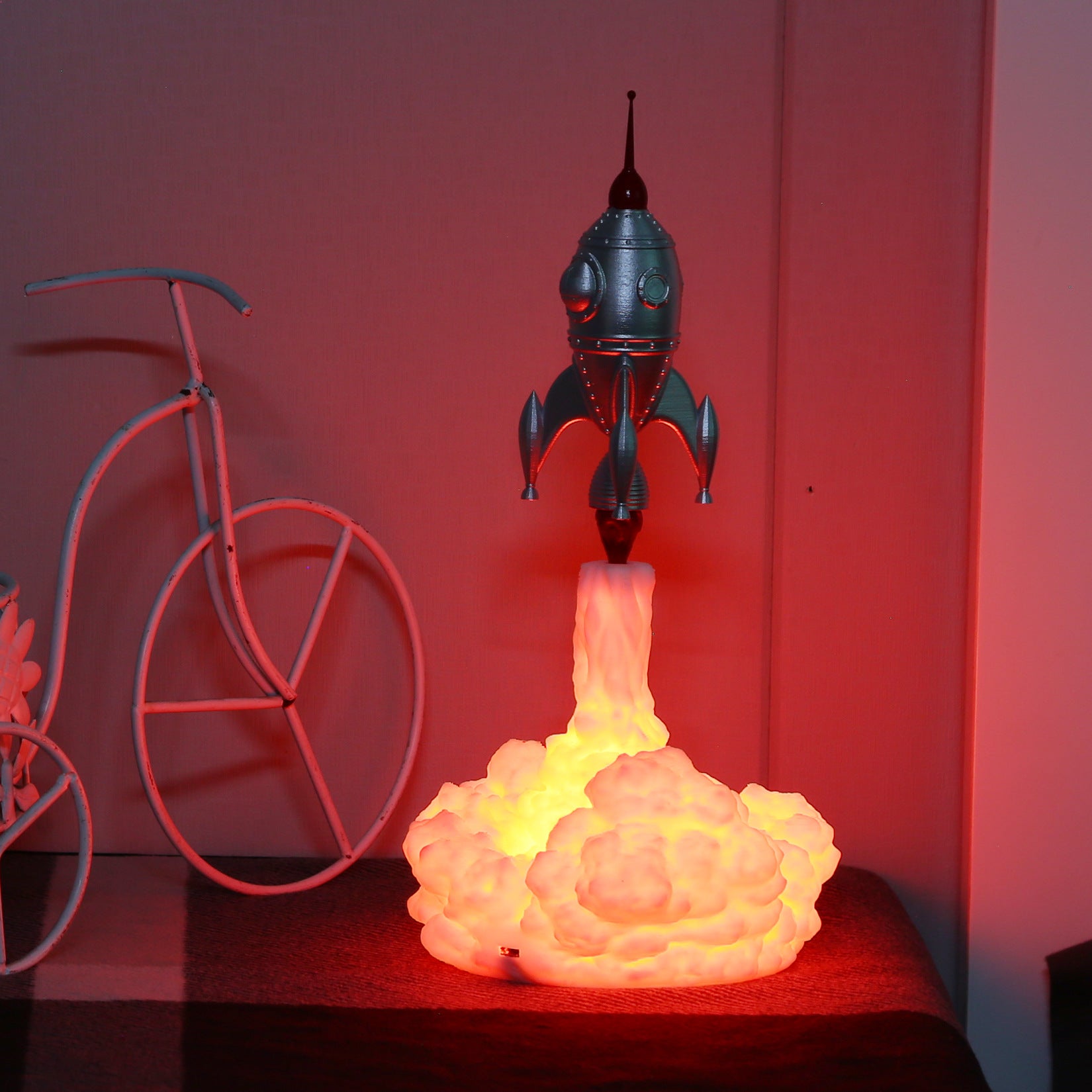 3D Rocket Children Accompanying Night Light