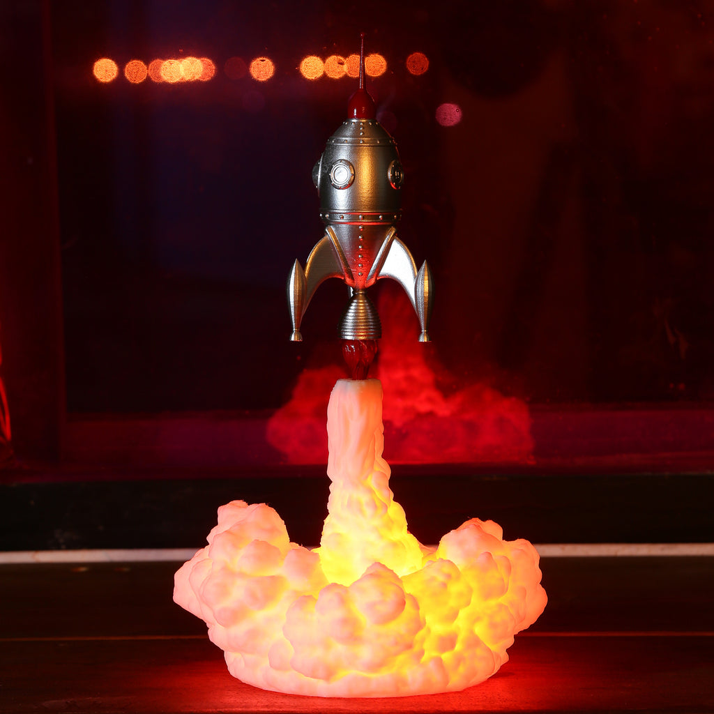 3D Rocket Children Accompanying Night Light