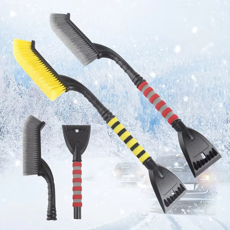 2 IN 1 Snow Brush Ice Scraper For Car Windshield Detachable Snow Scrapers With Foam Grip Cleaning Shovel For Car Trucks