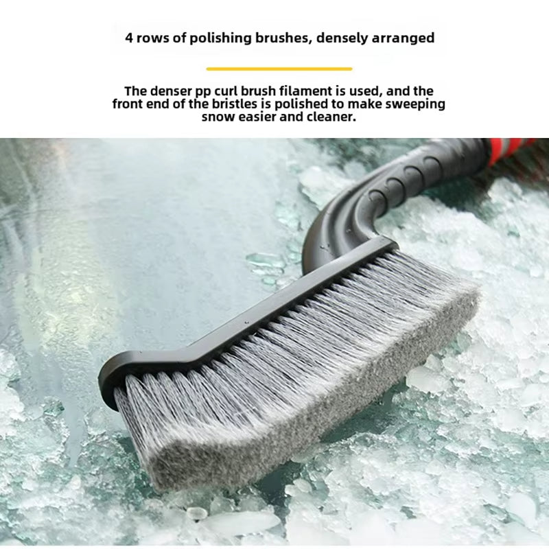 2 IN 1 Snow Brush Ice Scraper For Car Windshield Detachable Snow Scrapers With Foam Grip Cleaning Shovel For Car Trucks