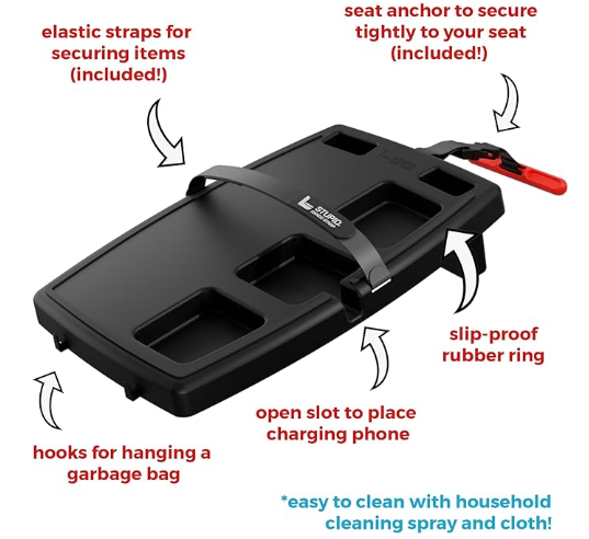 Stupid Car Tray® + Cup Holders