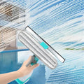 4-in-1 Glass Cleaning Brush - Manual Multi-functional Cleaning Tool With Spray, Scrubbing And Polishing Functions Ergonomic Handle Design
